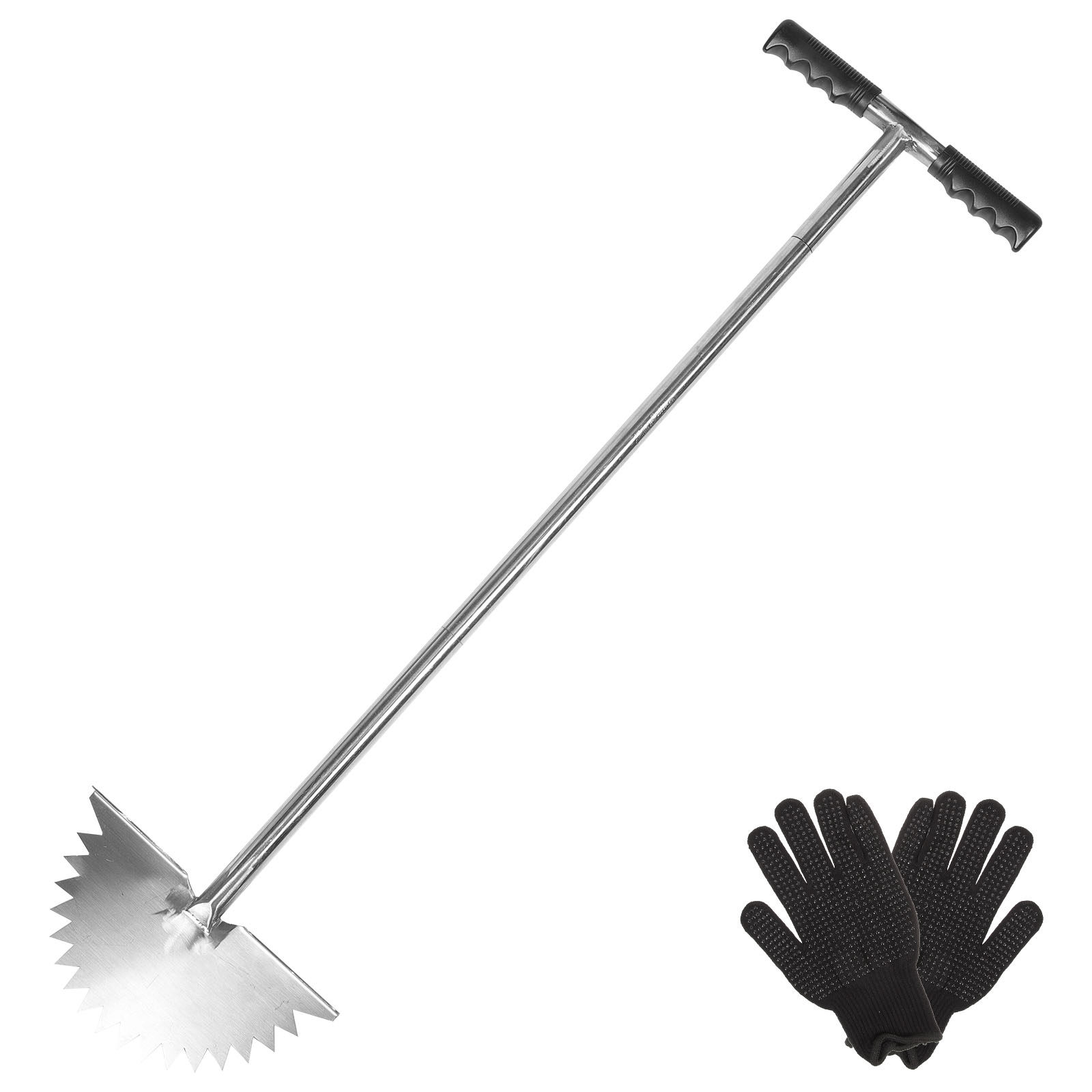 Gardening Tools Edger - Grass Edger Half-Moon Shape Stainless Steel