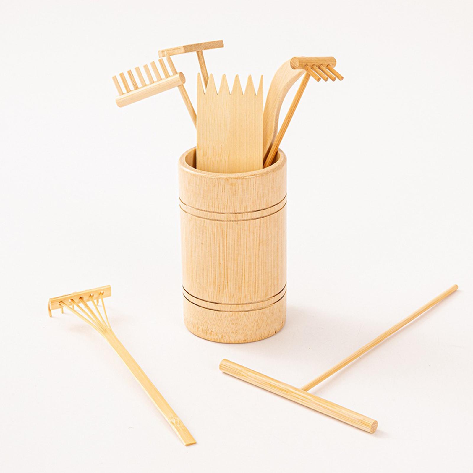 Zen Gardening Tools - 8 Pieces Mini Zen Sand Rake