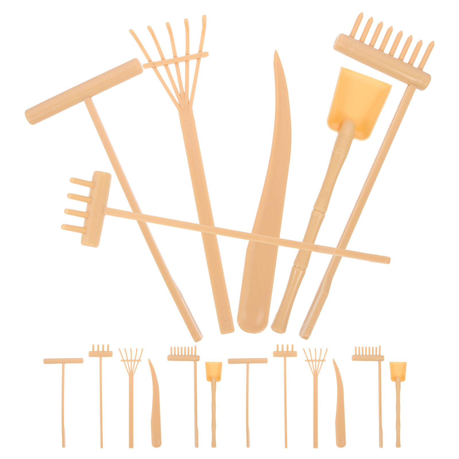 Zen Gardening Tools - 3Set Zen Sand Garden Rake Miniature