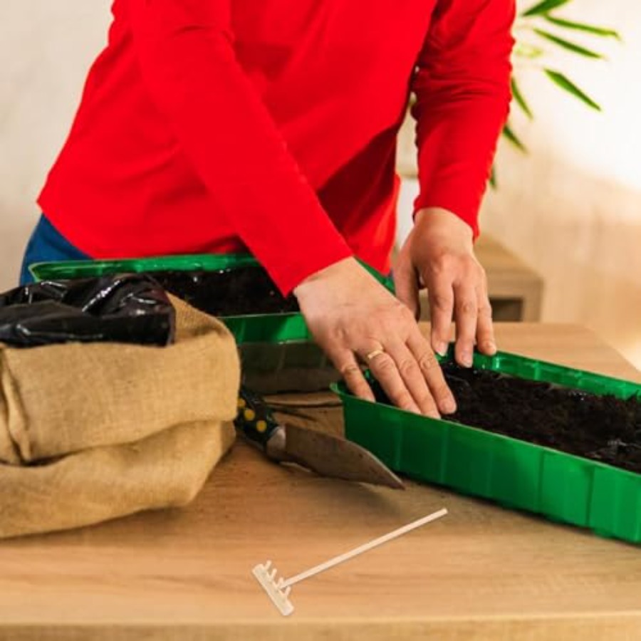 Bamboo Mini Rake Set 4 Pcs for - Zen Gardening Tools 评论和价格