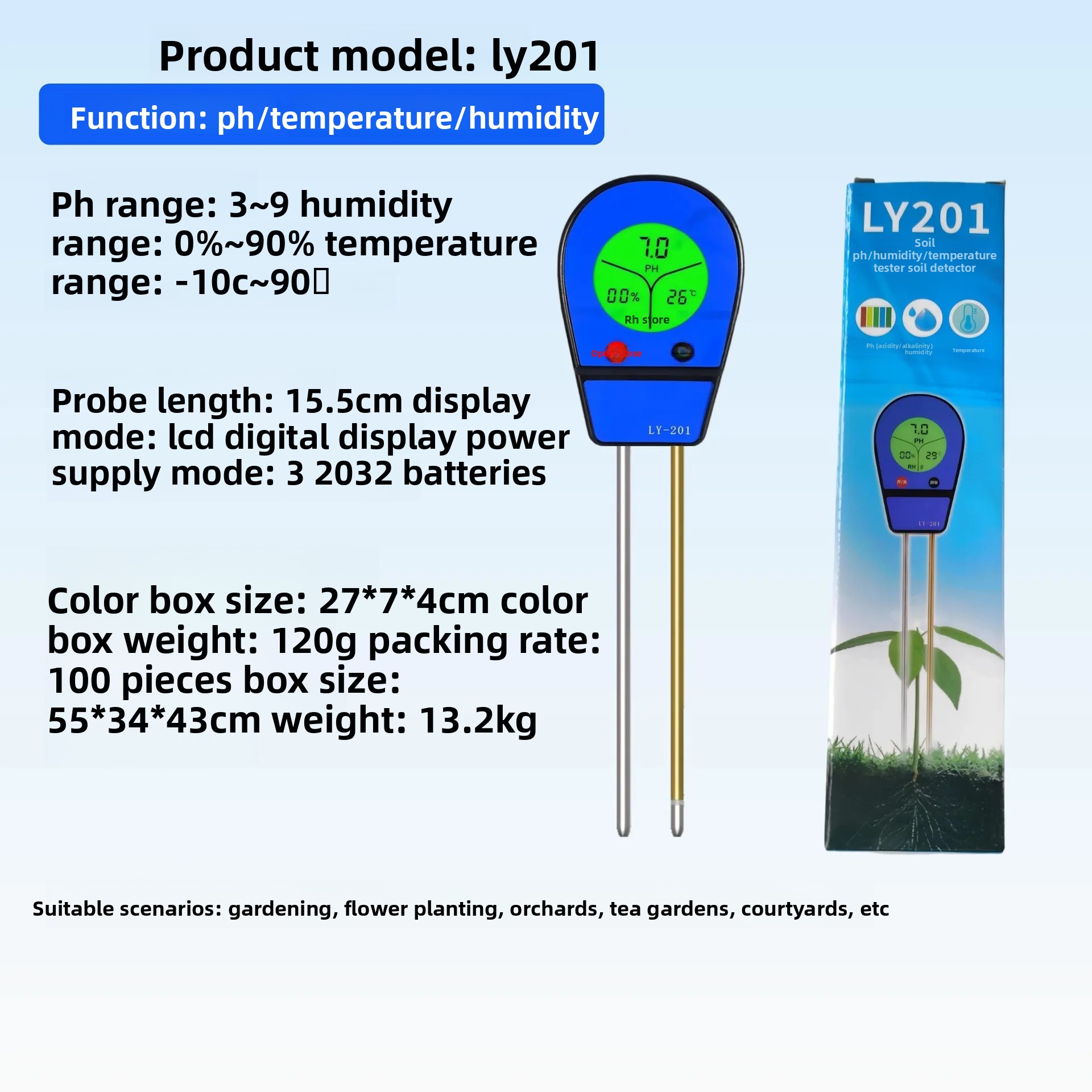 4 in 1 Soil Moisture pH Meter  - Soil Ph Meter 评论和价格