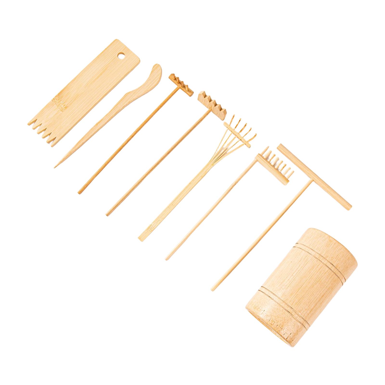 8 Pieces Mini Zen Sand Rake Cr - Zen Gardening Tools 评论和价格