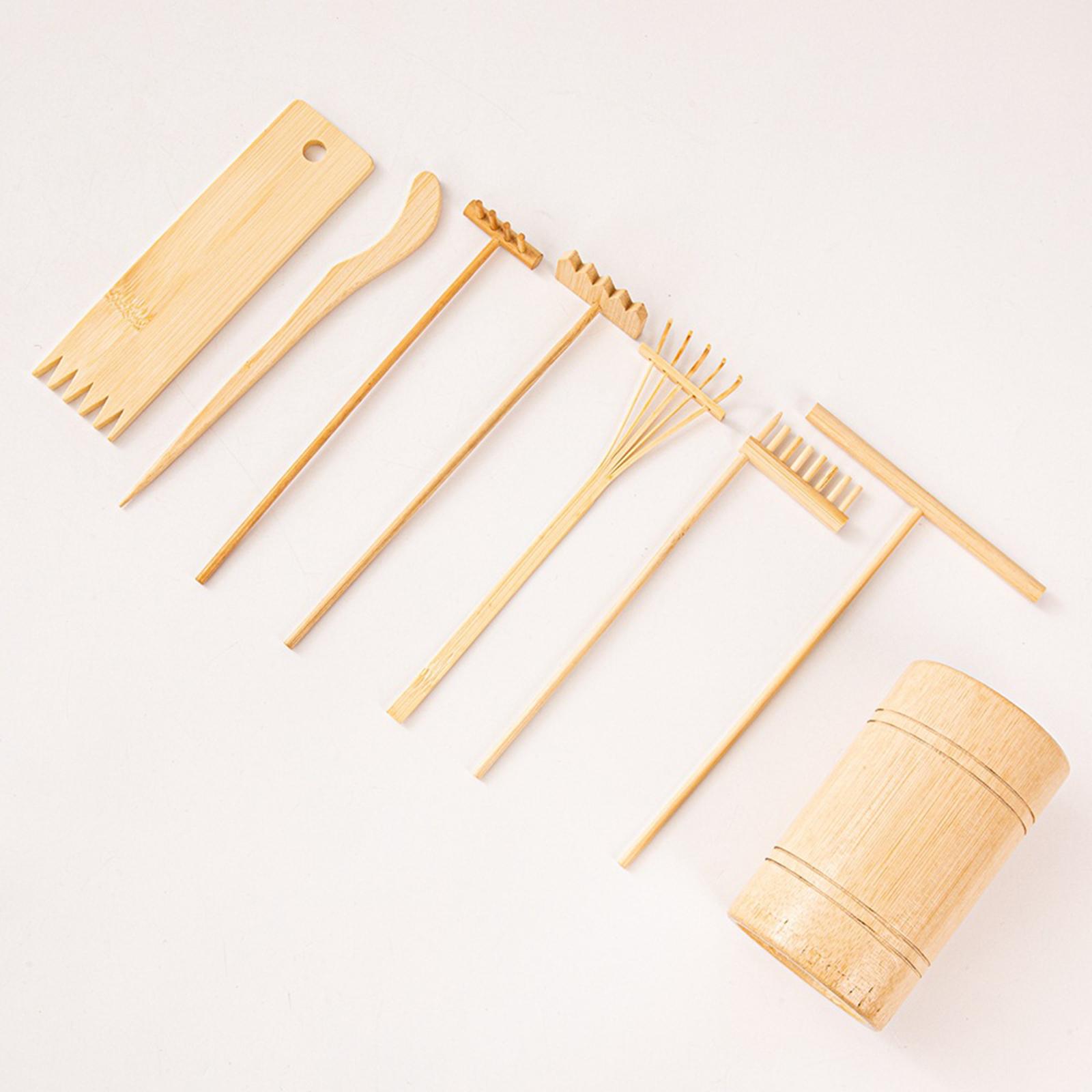 8 Pieces Mini Zen Sand Rake Cr - Zen Gardening Tools 评论和价格
