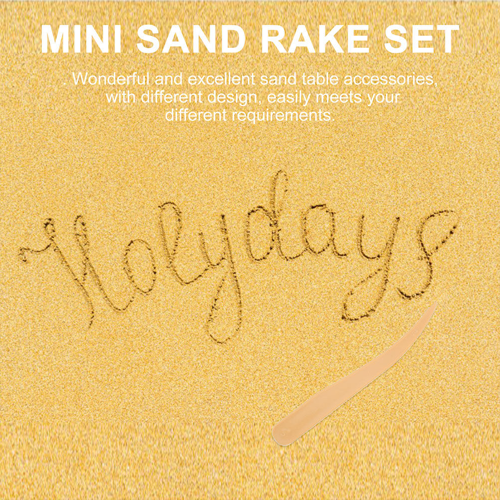2Sets Mini Sand Table Rake Zen - Zen Gardening Tools 评论和价格