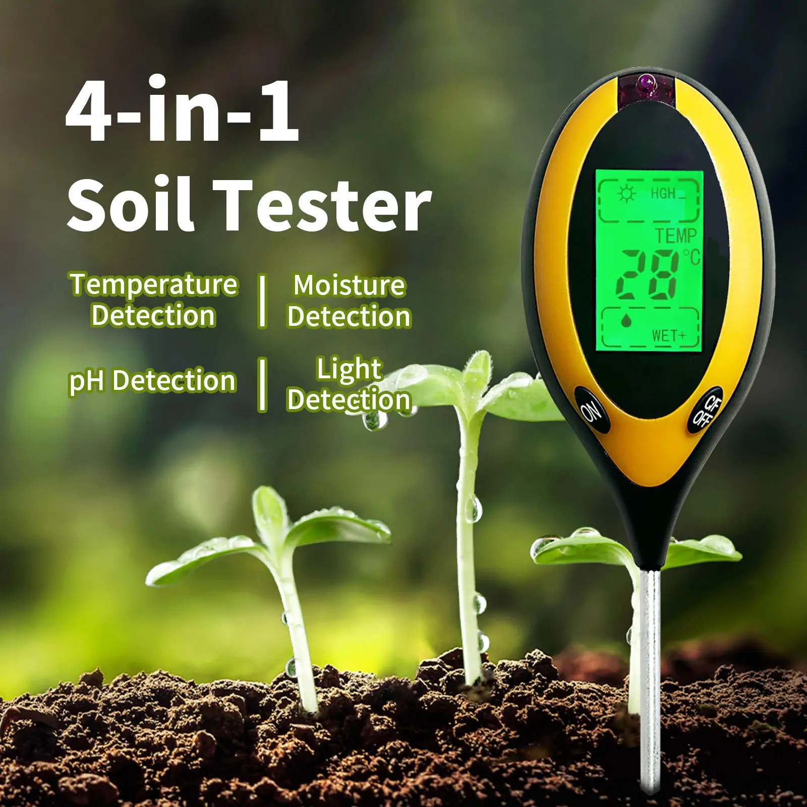 Portable Soil PH and Humidity  - Soil Ph Meter 评论和价格