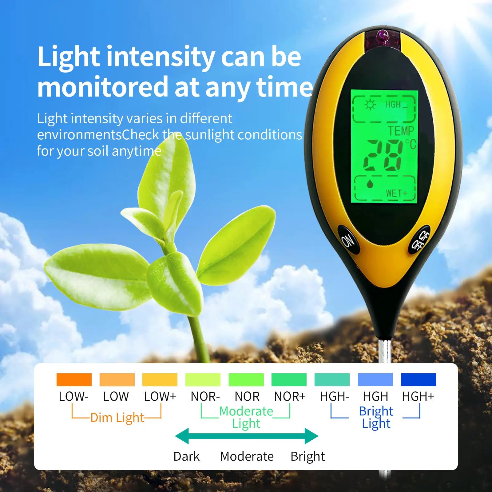 Portable Soil PH and Humidity  - Soil Ph Meter 评论和价格