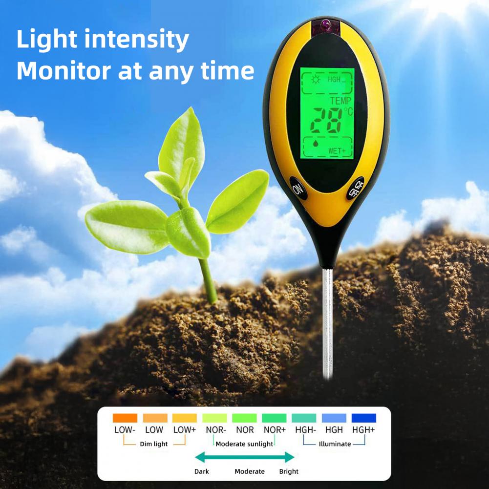 Plant Growth Monitor 4-in-1 So - Soil Ph Meter 评论和价格