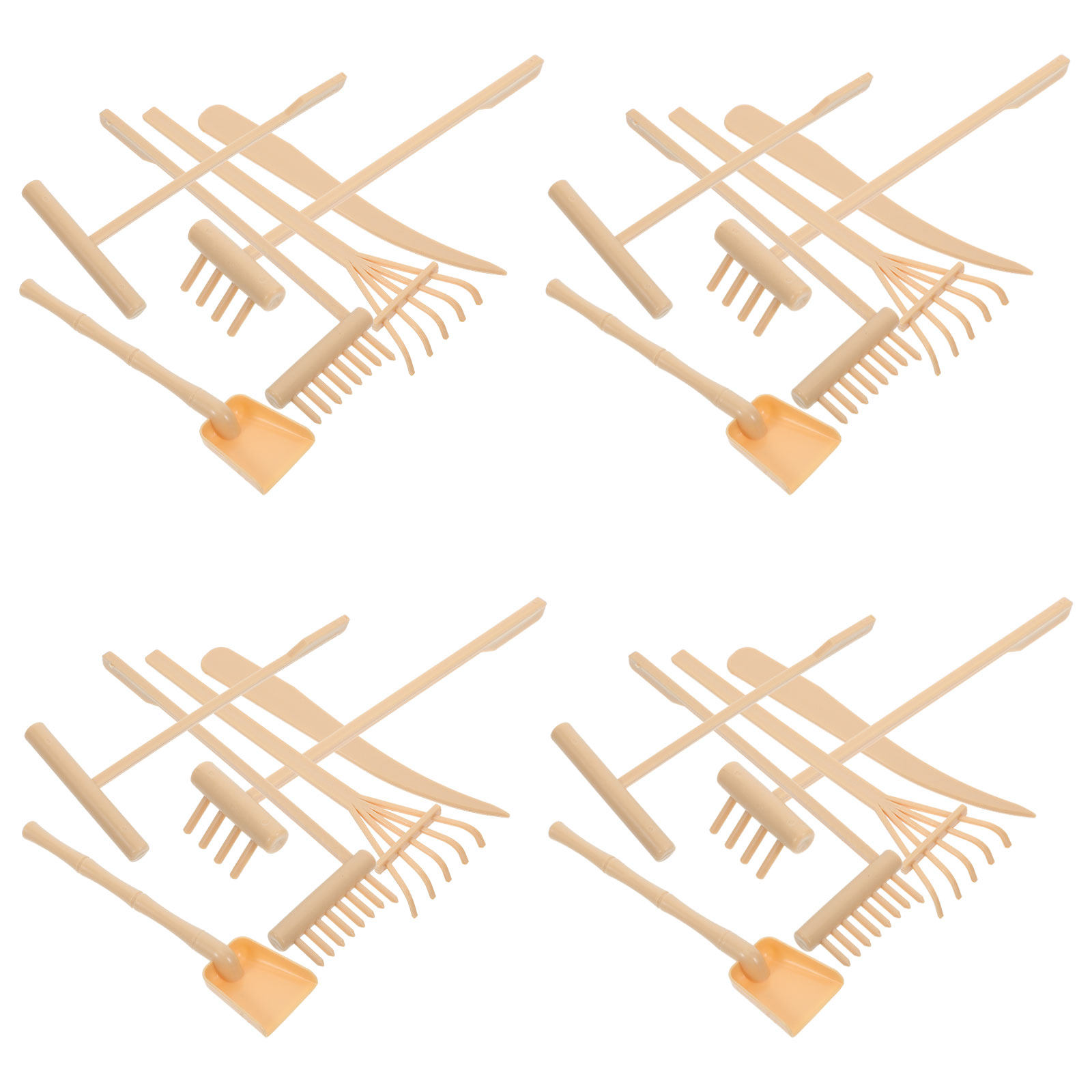 4Sets Mini Zen Garden Sand Rak - Zen Gardening Tools 评论和价格