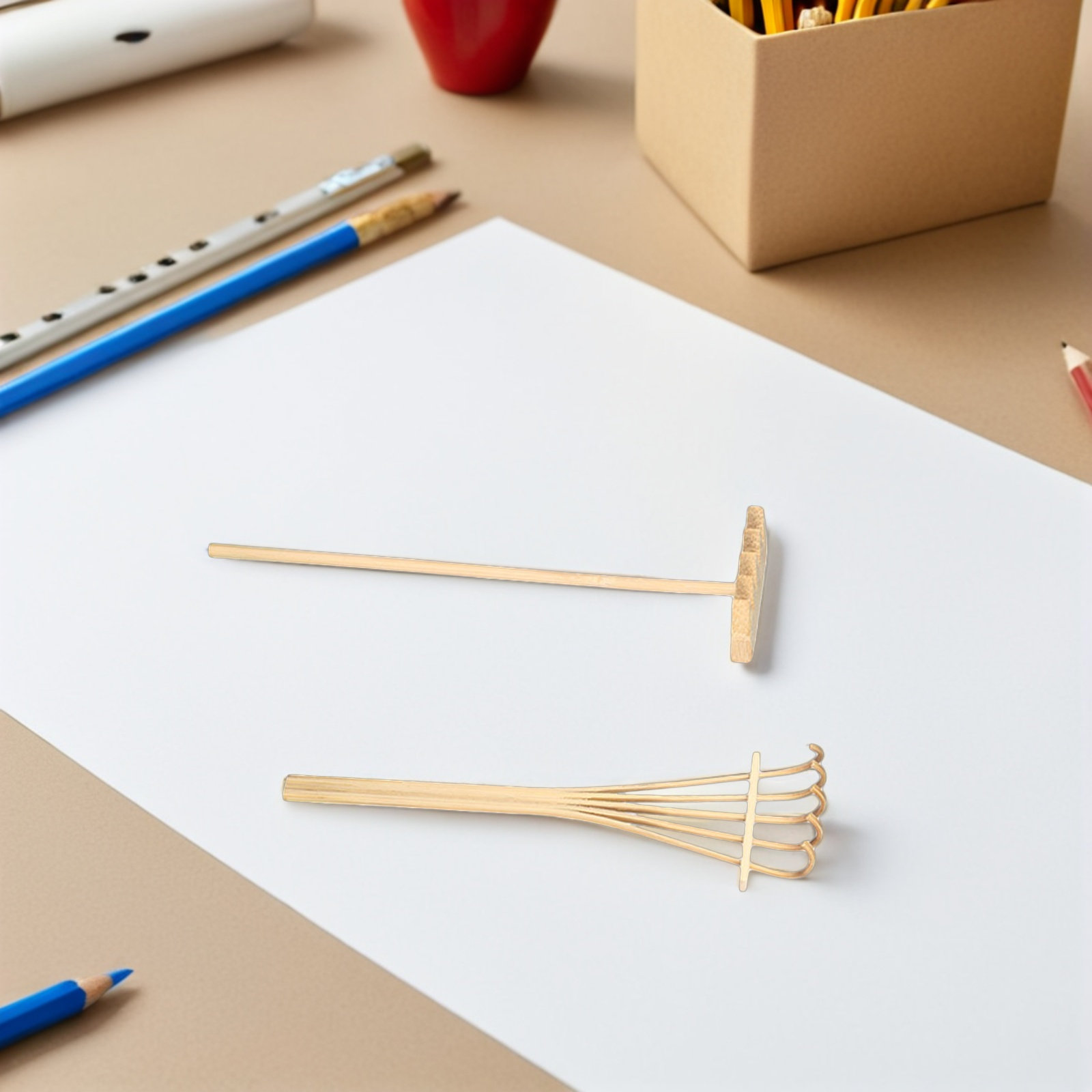 6Pcs Mini Sand Rake Set Bamboo - Zen Gardening Tools 评论和价格
