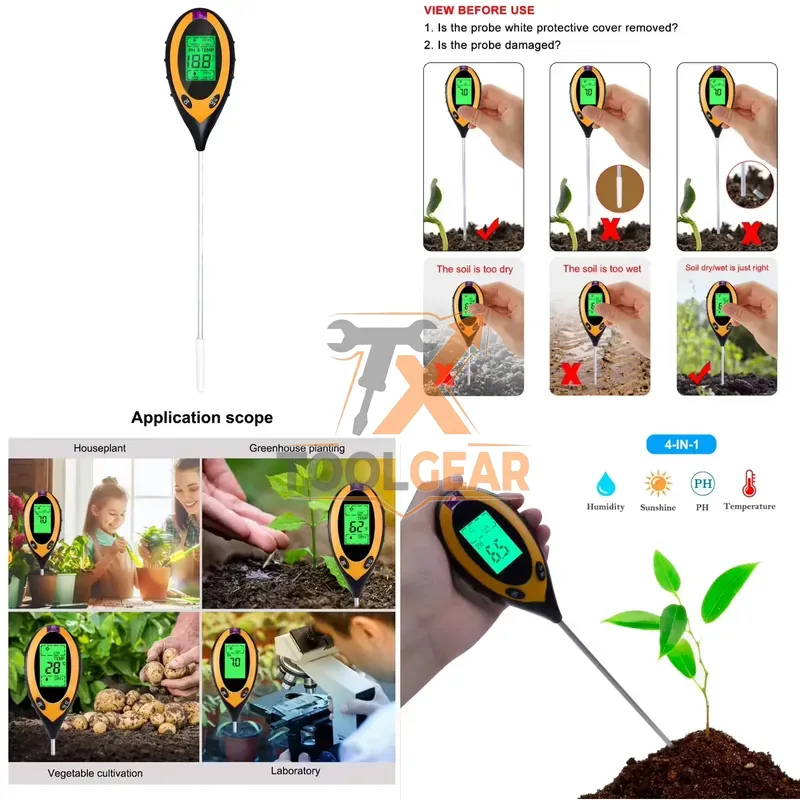 2026hotsale* 4 in 1 Soil PH Me - Soil Ph Meter 评论和价格
