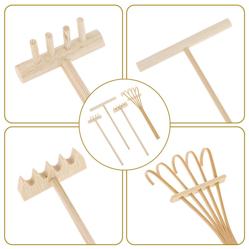 AEE4-Zen Garden Rake Tool Set  - Zen Gardening Tools 评论和价格