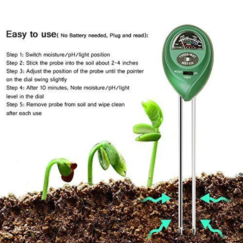 Garden PH Meter Sunlight 3in1  - Soil Ph Meter 评论和价格