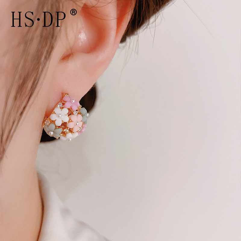 Fashionable Zircon Pearl Flowe - Gardening Tools Girls 评论和价格