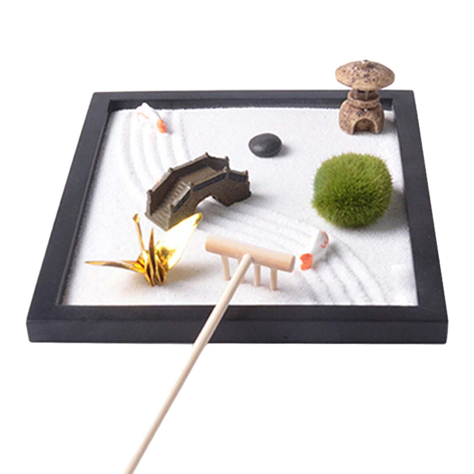 Zen Garden Sand Tray for Desk  - Zen Gardening Tools 评论和价格