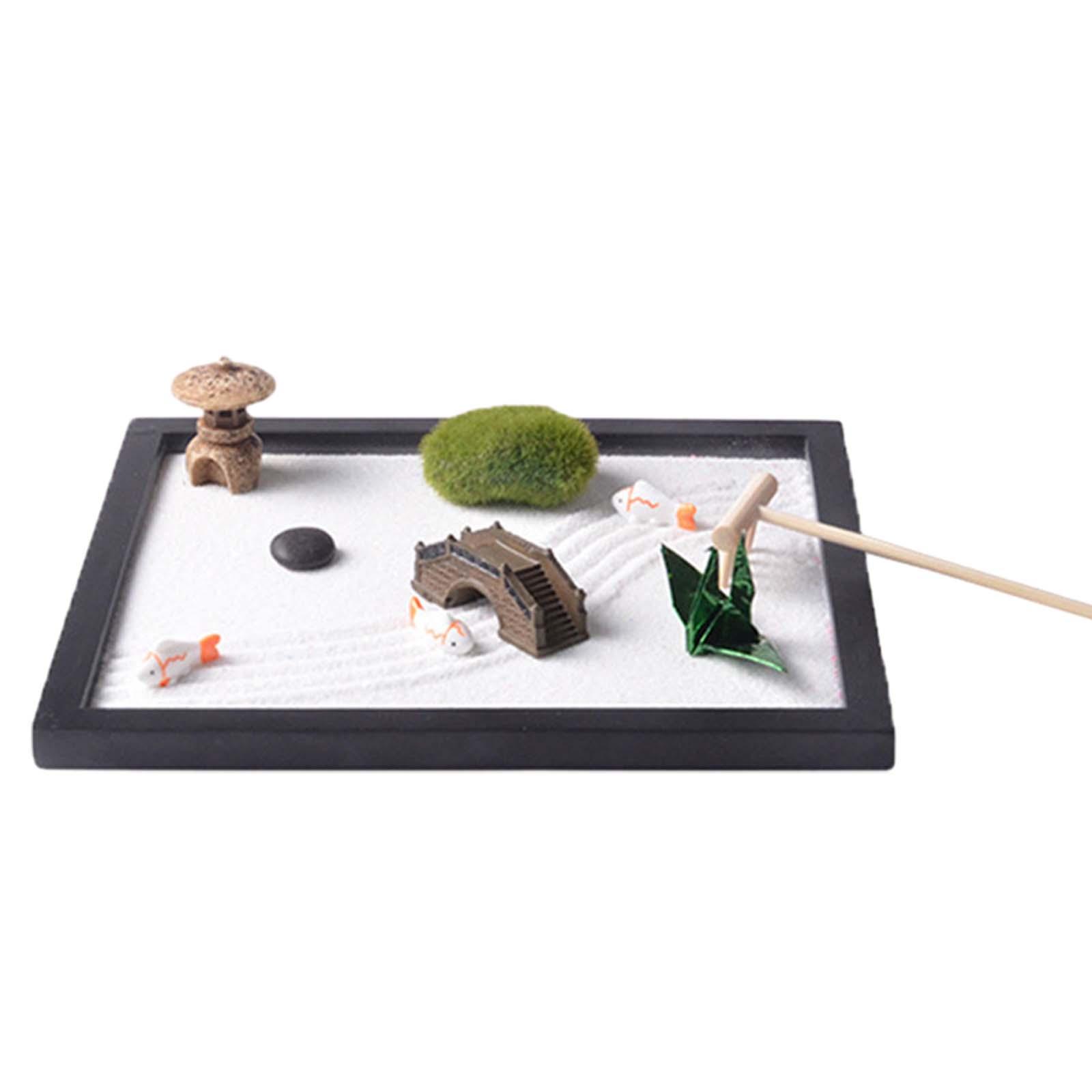 Zen Garden Sand Tray for Desk  - Zen Gardening Tools 评论和价格