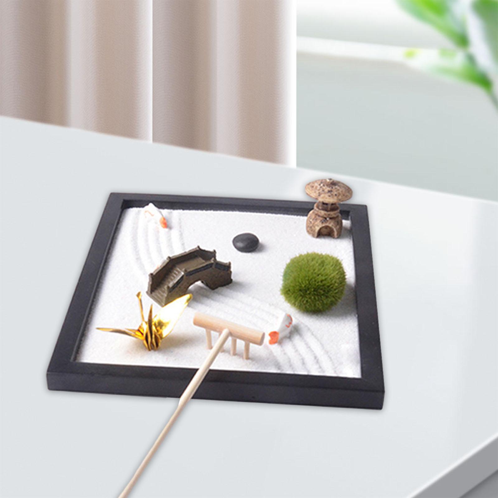 Zen Garden Sand Tray for Desk  - Zen Gardening Tools 评论和价格