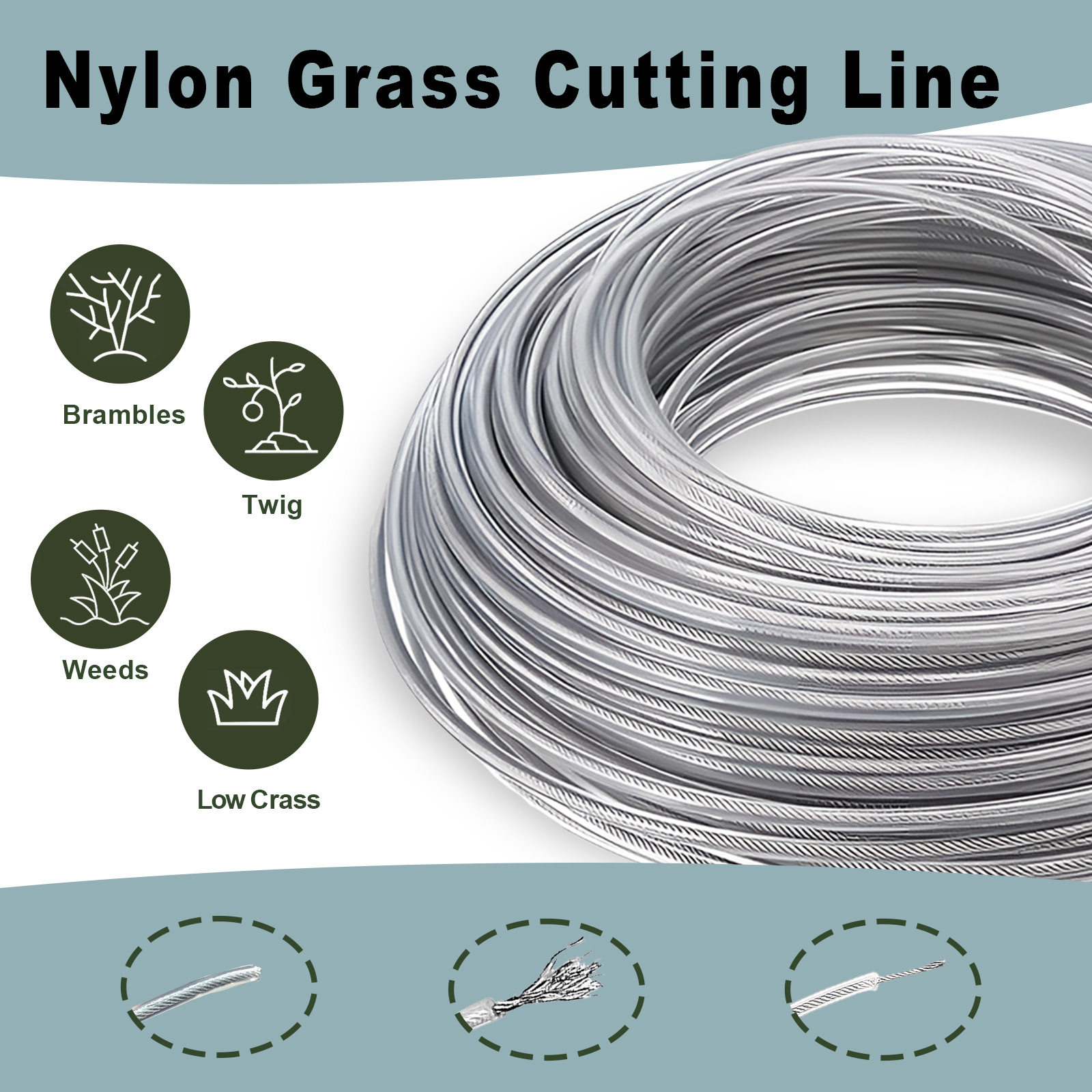 COSY 10M/15M Steel Wire Nylon  - Gardening Tools Long 评论和价格
