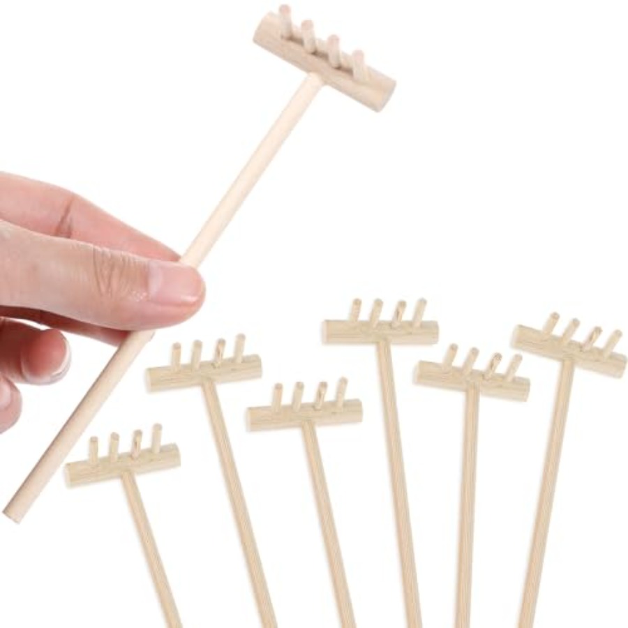 7pcs Miniature Tabletop Rock S - Zen Gardening Tools 评论和价格