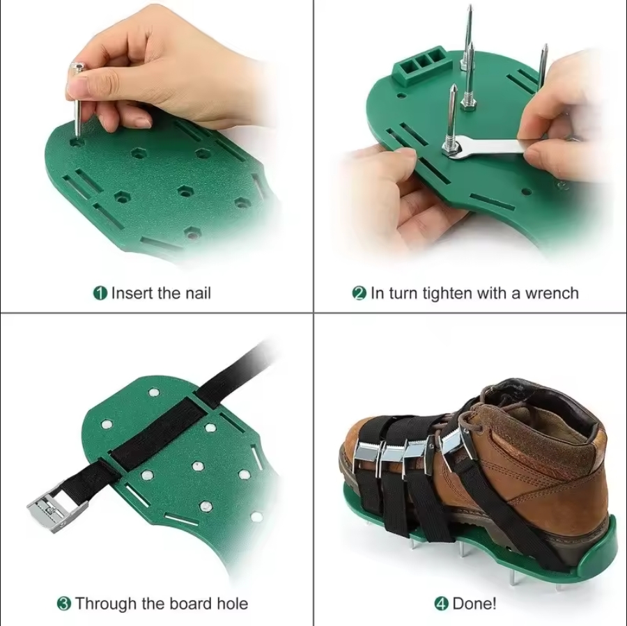 Garden Nail Shoes Grass Loose  - Gardening Tools Long 评论和价格