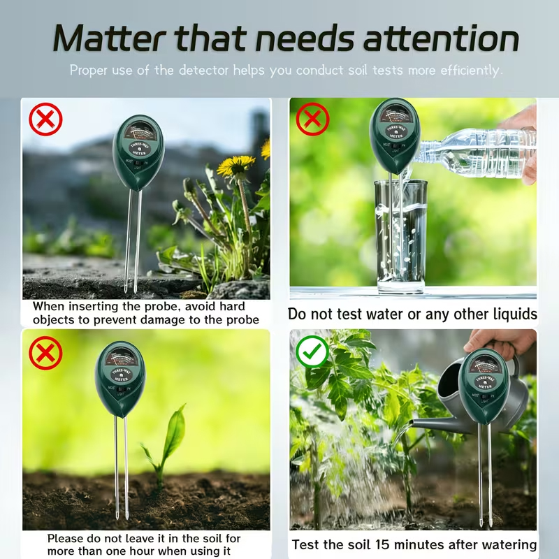 3-in-1 Soil Tester (Moisture,  - Soil Ph Meter 评论和价格