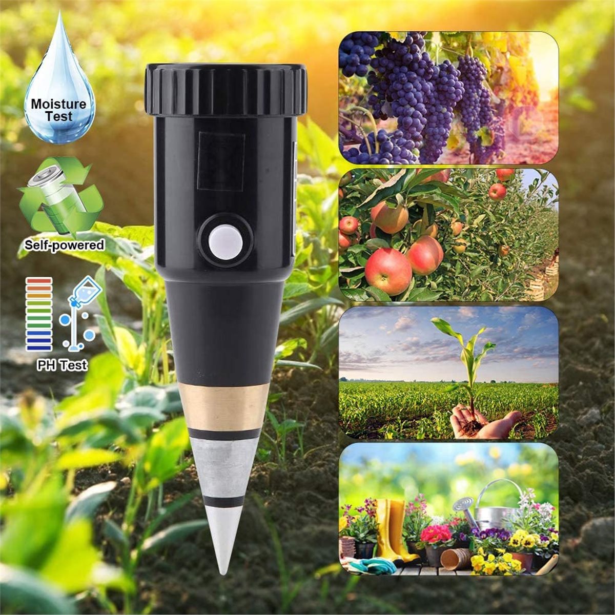 LNHF Soil PH and Moisture Mete - Soil Ph Meter 评论和价格