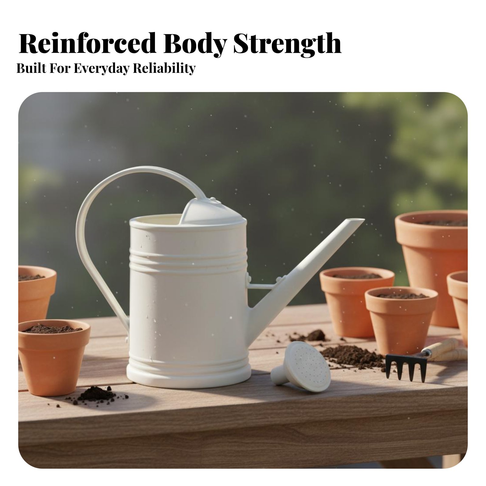Watering Can with Long Spout P - Gardening Tools Long 评论和价格