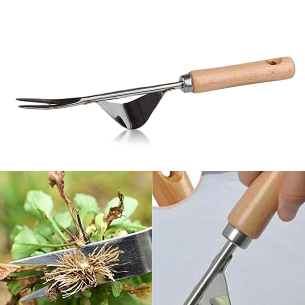 1pcs Wood Handle Stainless Ste - Gardening Tools To Remove Weeds 评论和价格